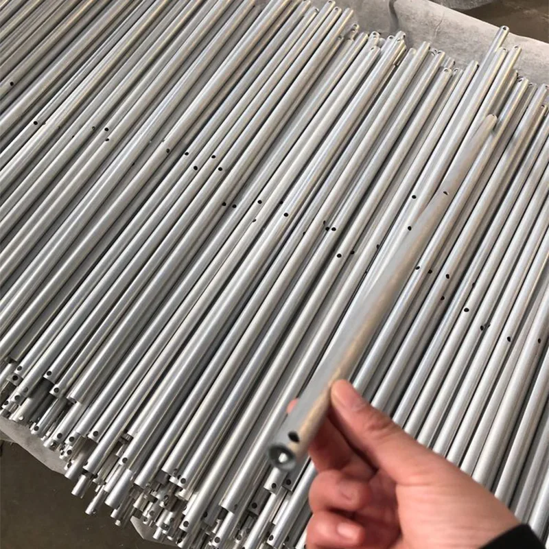 Tube en aluminium anodisé